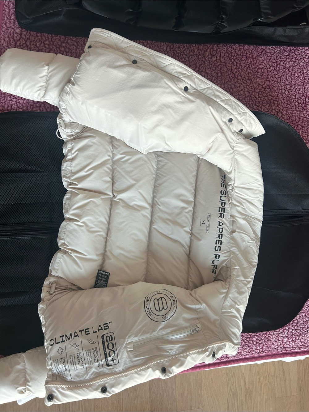 Aritzia The Super Après Puff 800+ Down Jacket XS Mt Pearl